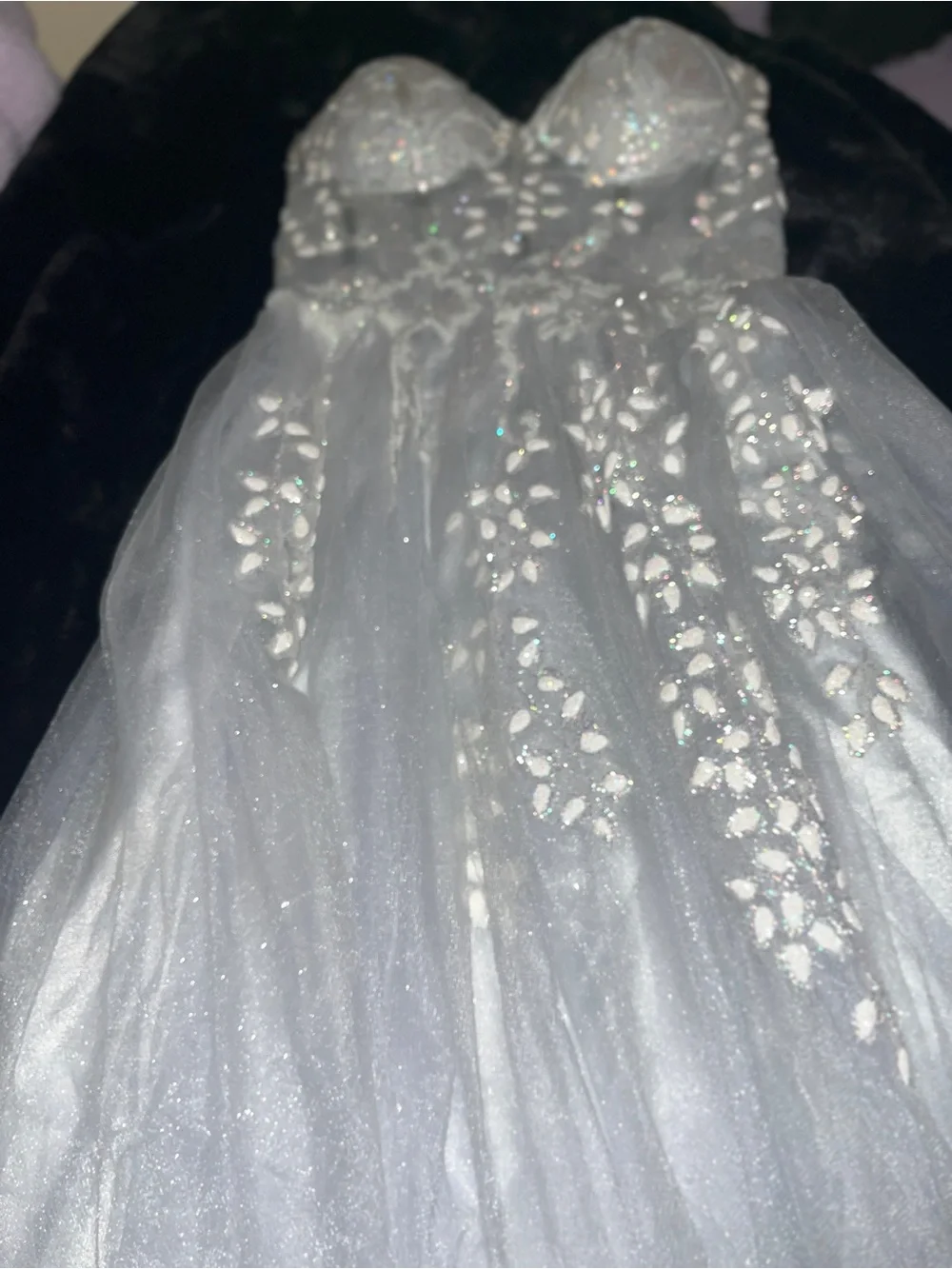 Dillards sparkling silver